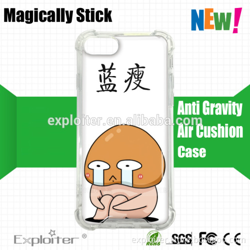 New arrivals Shenzhen 360 degree two sides full body protective cell phone case clear crystal soft tpu for iphone 7